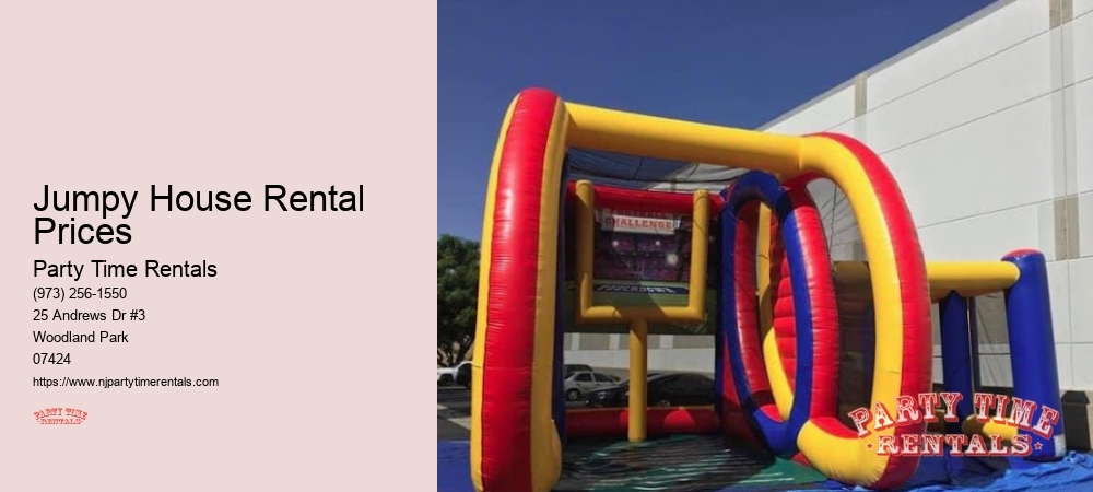 Party Rental Inflatable Obstacle Course