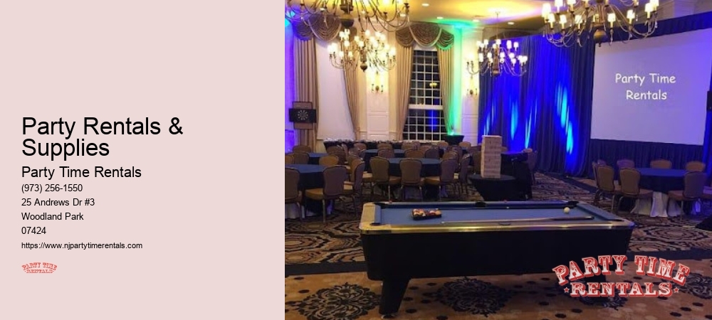 Party Rentals & Supplies