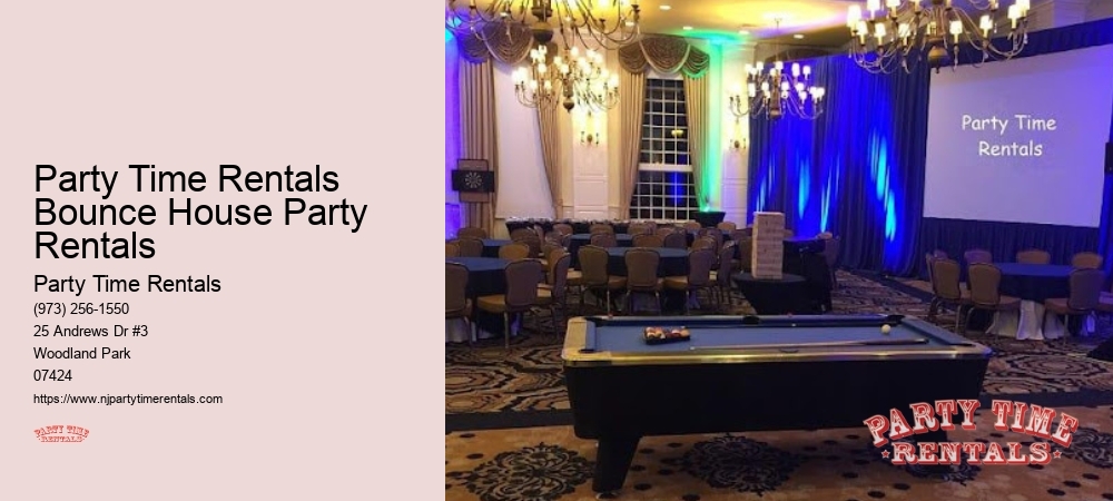 Party Time Rentals Bounce House Party Rentals