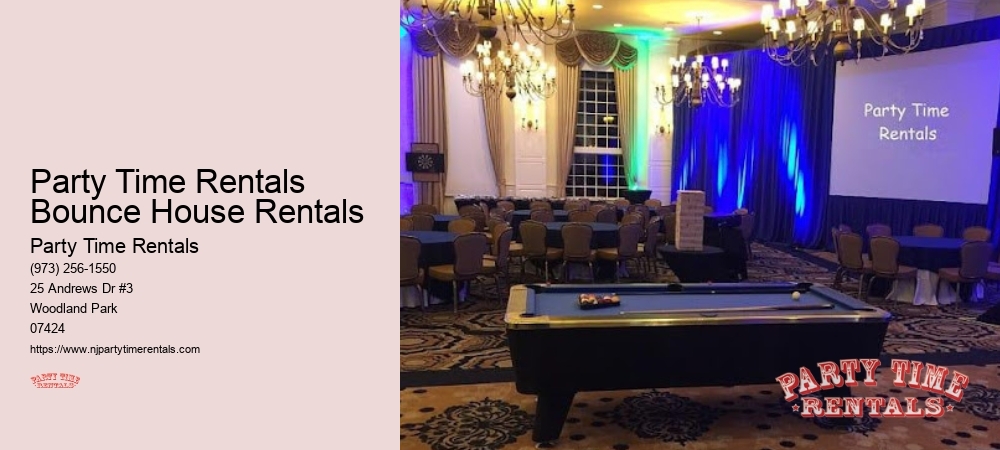 Party Time Rentals Bounce House Rentals