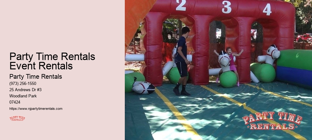 Party Rental Inflatable Obstacle Course